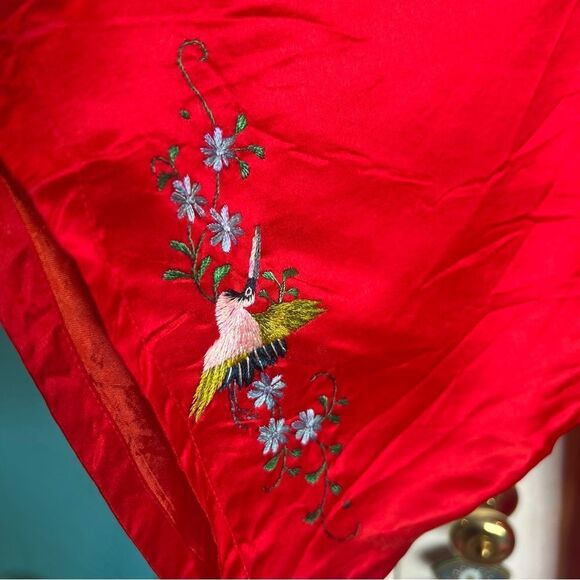 Yijin silk beautiful embroidery all over 4O’s oriental Chinese gorgeous unique - Picture 9 of 16